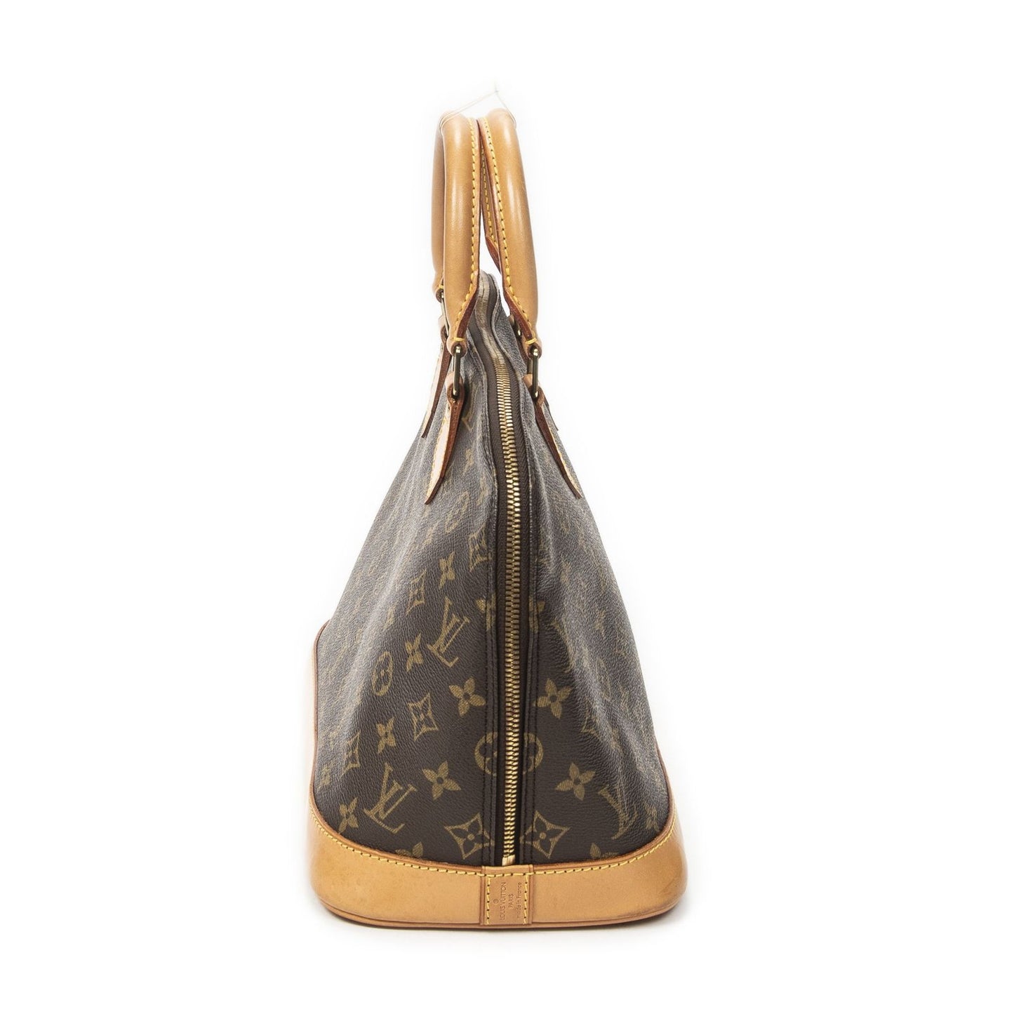 Louis Vuitton Alma Brown Monogram Canvas Handbag — view 3