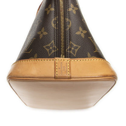 Louis Vuitton Alma Brown Monogram Canvas Handbag — view 7