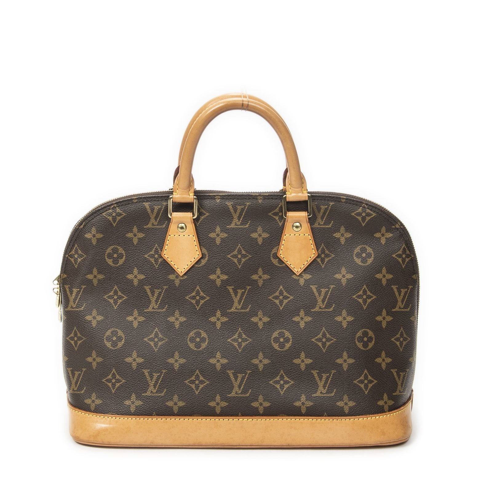 Louis Vuitton Alma Brown Monogram Canvas Handbag