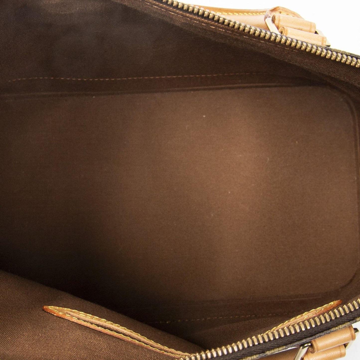 Louis Vuitton Alma Brown Monogram Canvas Handbag — view 9