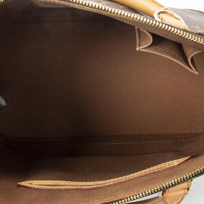 Louis Vuitton Alma Brown Monogram Canvas Handbag — view 9