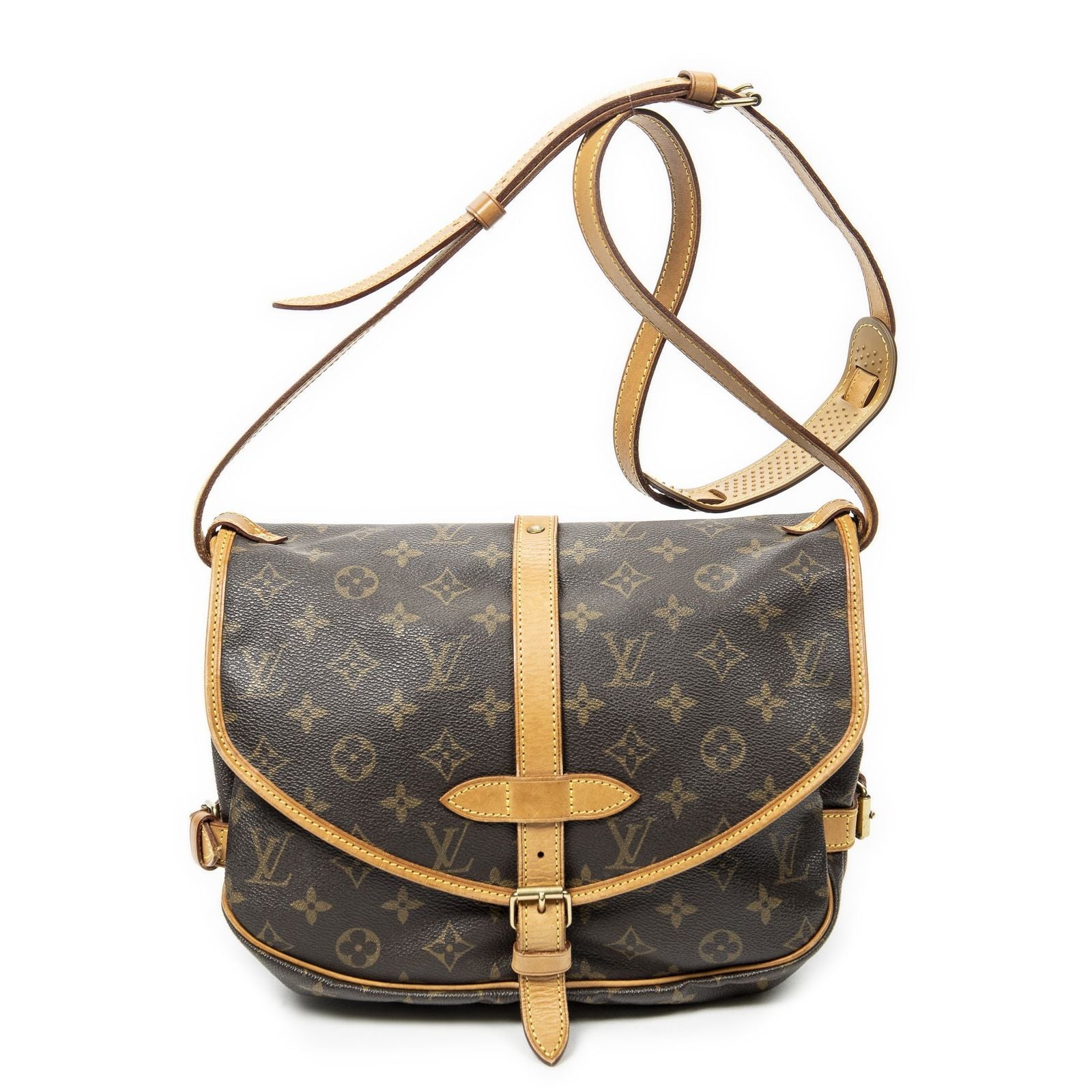 Louis Vuitton Saumur Brown Monogram Canvas
