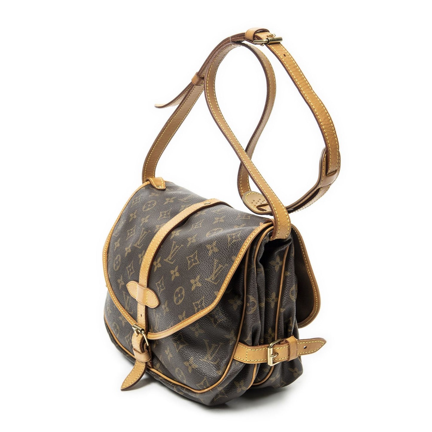 Louis Vuitton Saumur Brown Monogram Canvas — view 2