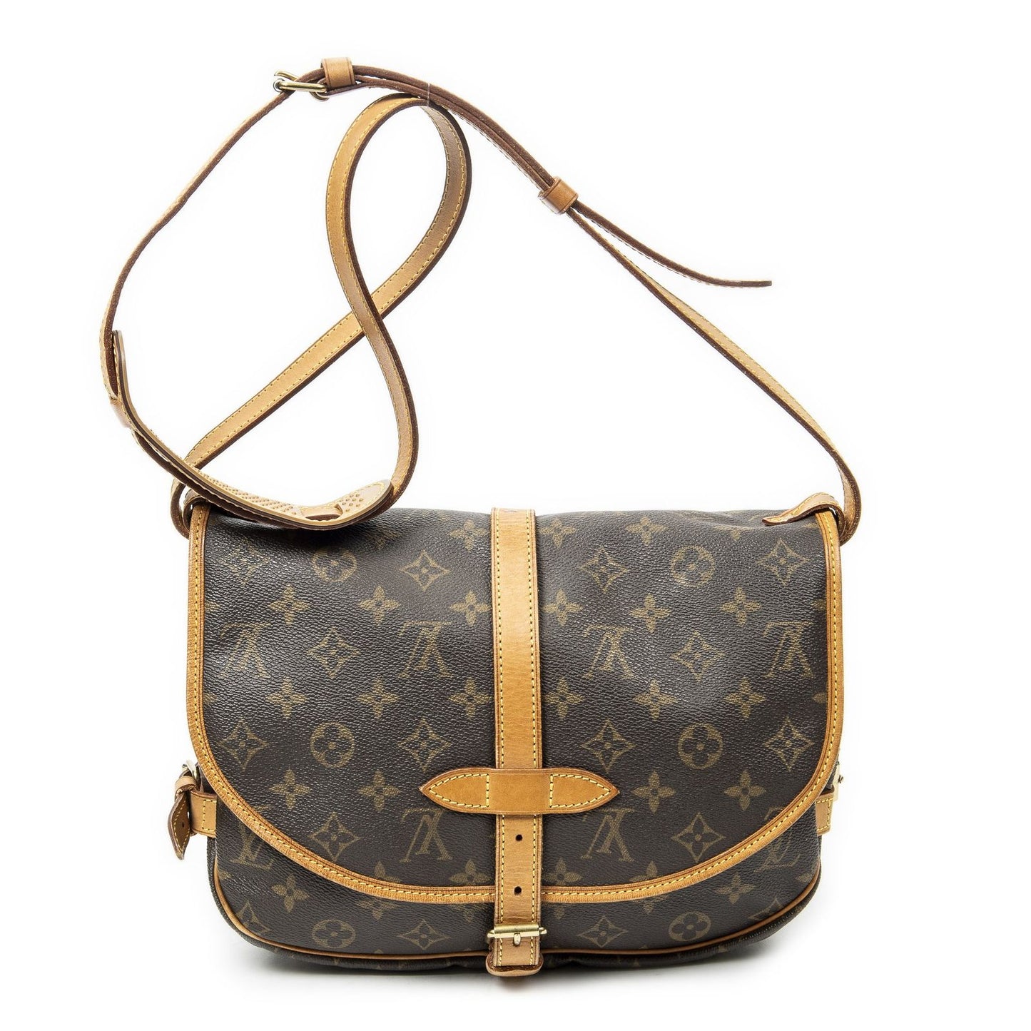 Louis Vuitton Saumur Brown Monogram Canvas — view 5