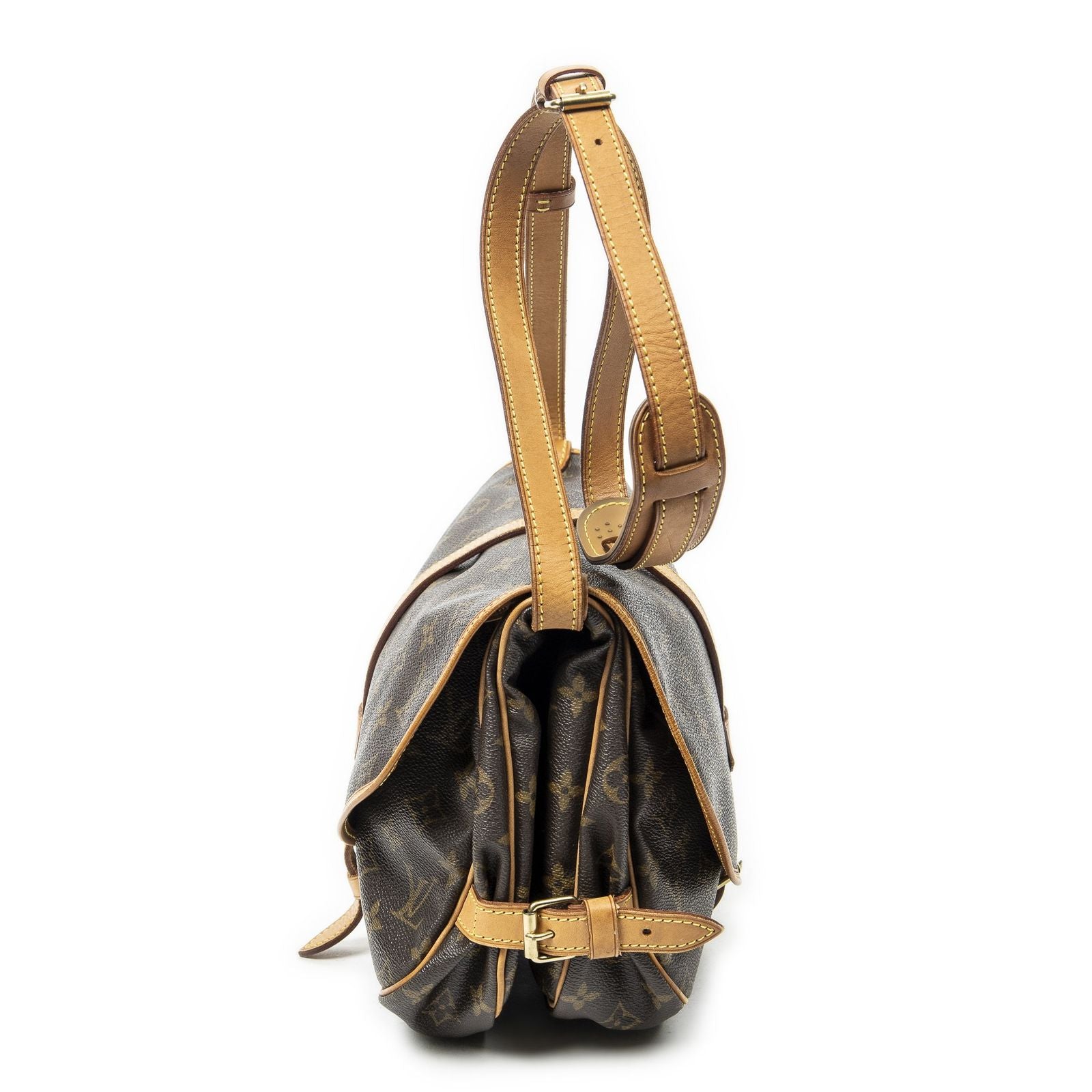 Louis Vuitton Saumur Brown Monogram Canvas — view 3