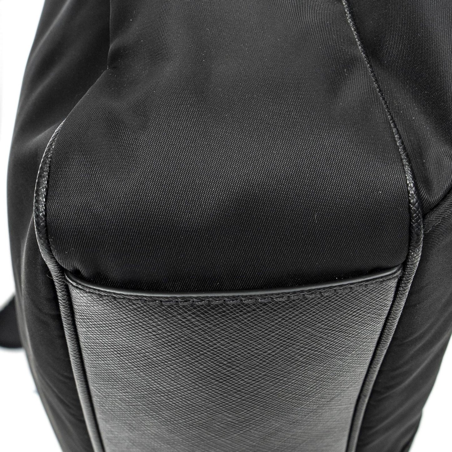 Prada Convertible Business Bag Black Nylon Canvas — view 7