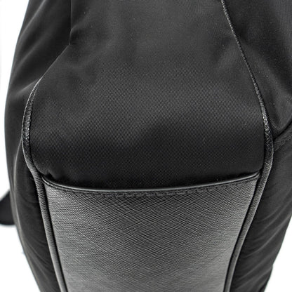 Prada Convertible Business Bag Black Nylon Canvas — view 7