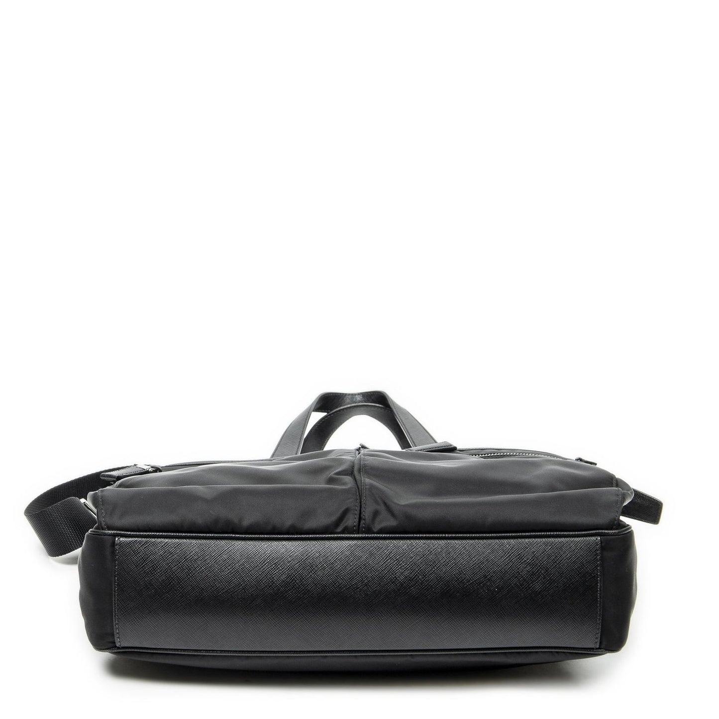 Prada Convertible Business Bag Black Nylon Canvas — view 6