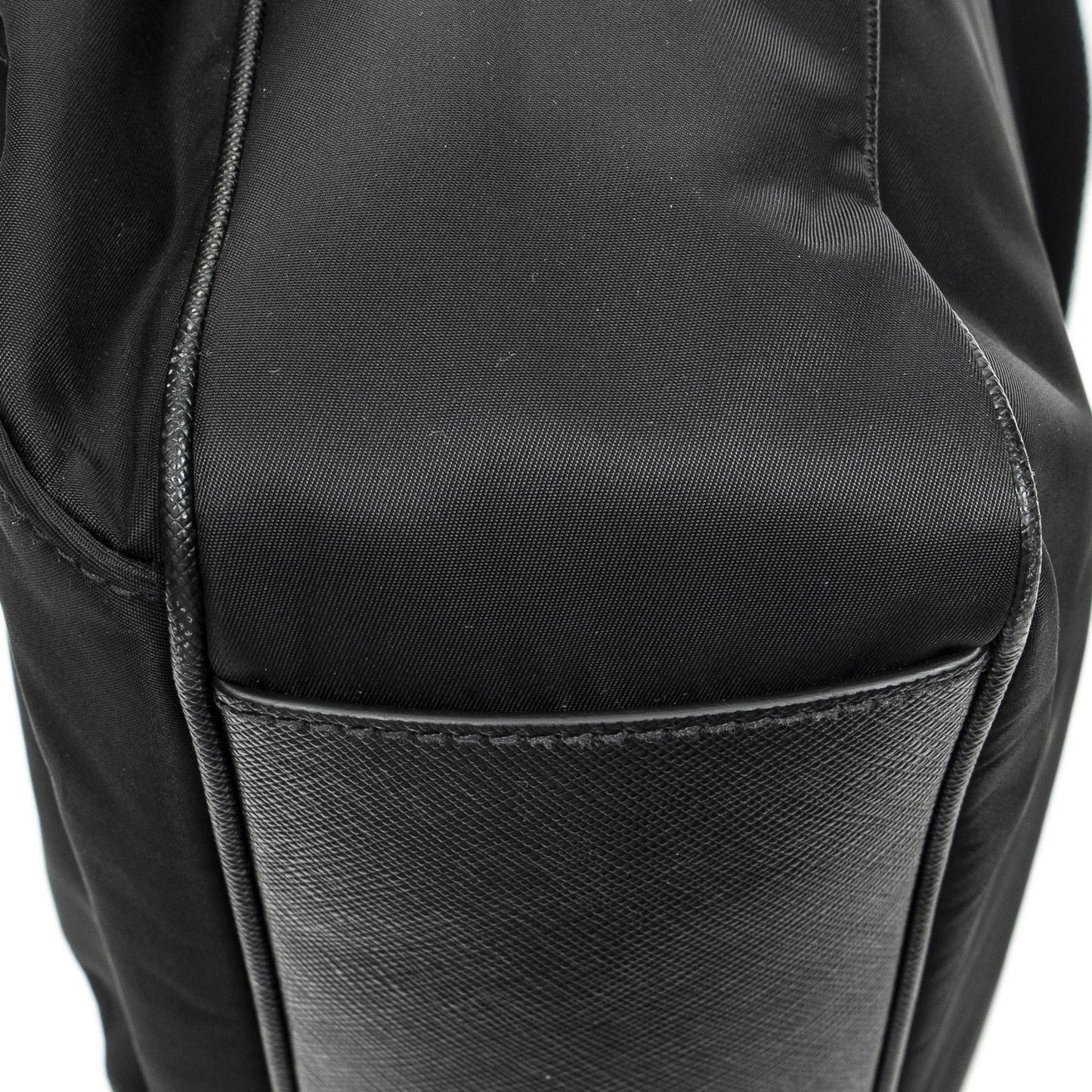 Prada Convertible Business Bag Black Nylon Canvas — view 8