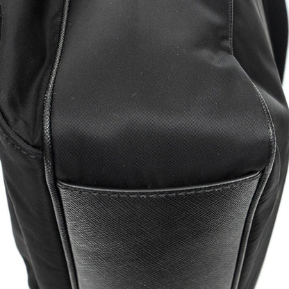 Prada Convertible Business Bag Black Nylon Canvas — view 8