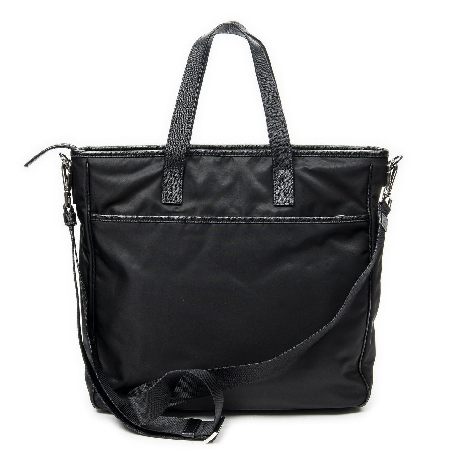 Prada Convertible Business Bag Black Nylon Canvas — view 5