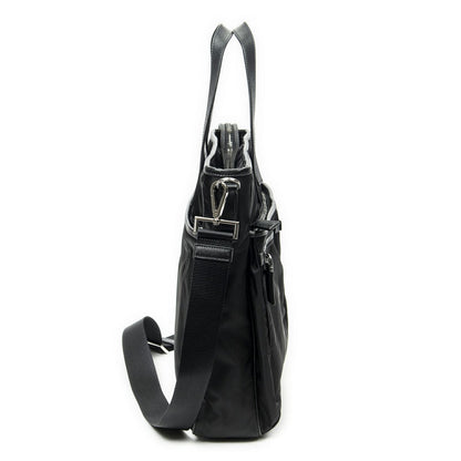 Prada Convertible Business Bag Black Nylon Canvas — view 4