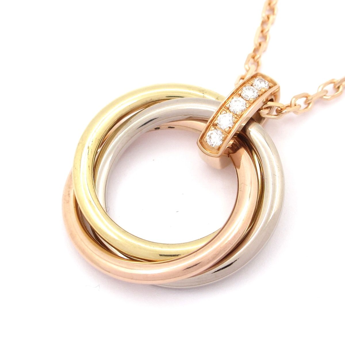 Cartier Necklace Trinity 18k Diamond
