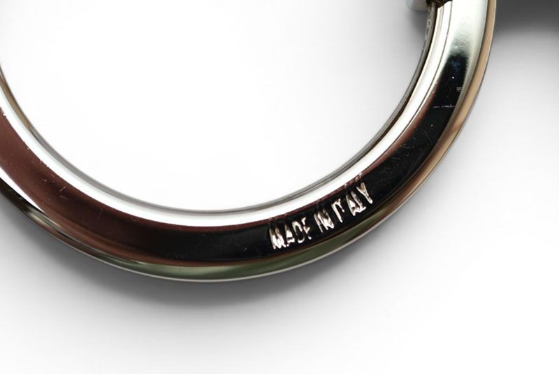 Gucci Key Ring Key Holder Vintage Interlocking Silver Gold — view 5