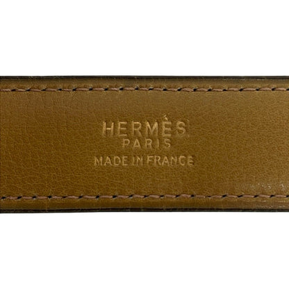 Hermes Belt Dark Brown Light Motif — view 4