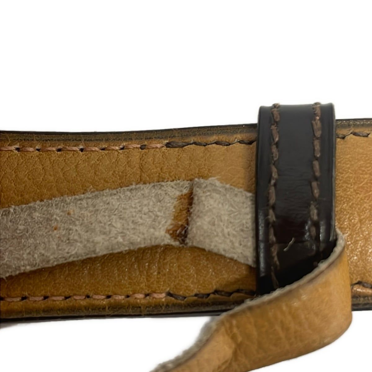 Hermes Belt Dark Brown Light Motif — view 5