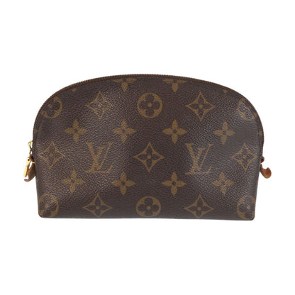 Louis Vuitton Monogram Pochette Cosmetic PM Brown Leather Pouch Makeup