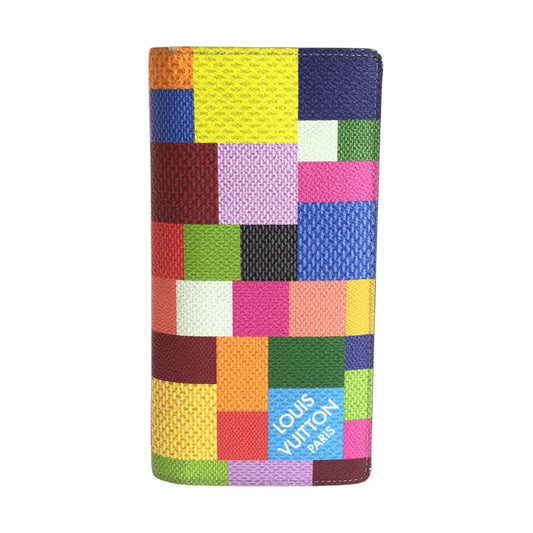 Louis Vuitton Damier Graphite Portefeuille Brazza NM Multi Color Wallet