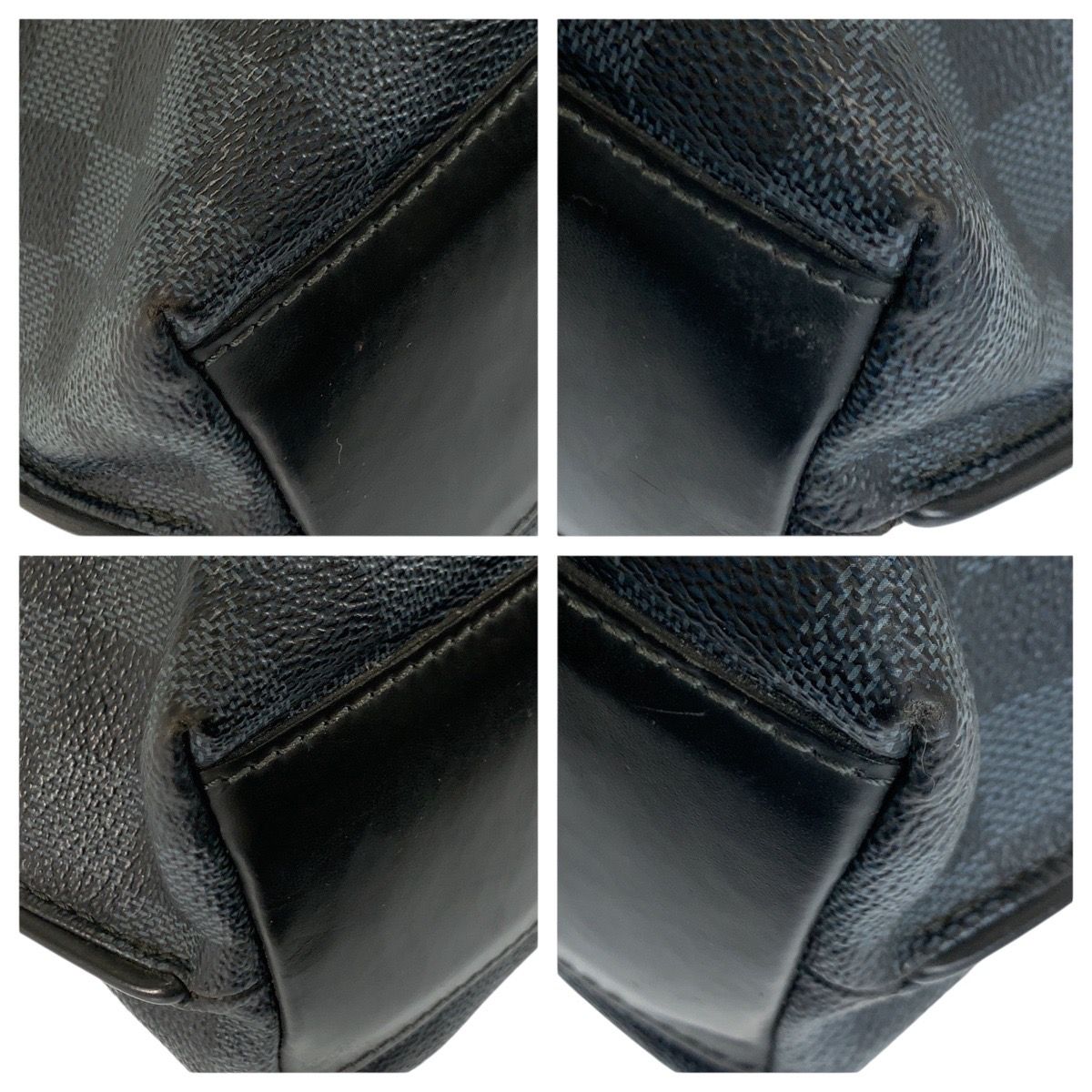 Louis Vuitton Damier Cobalt Cover Jour Navy Black Silver Business — view 3