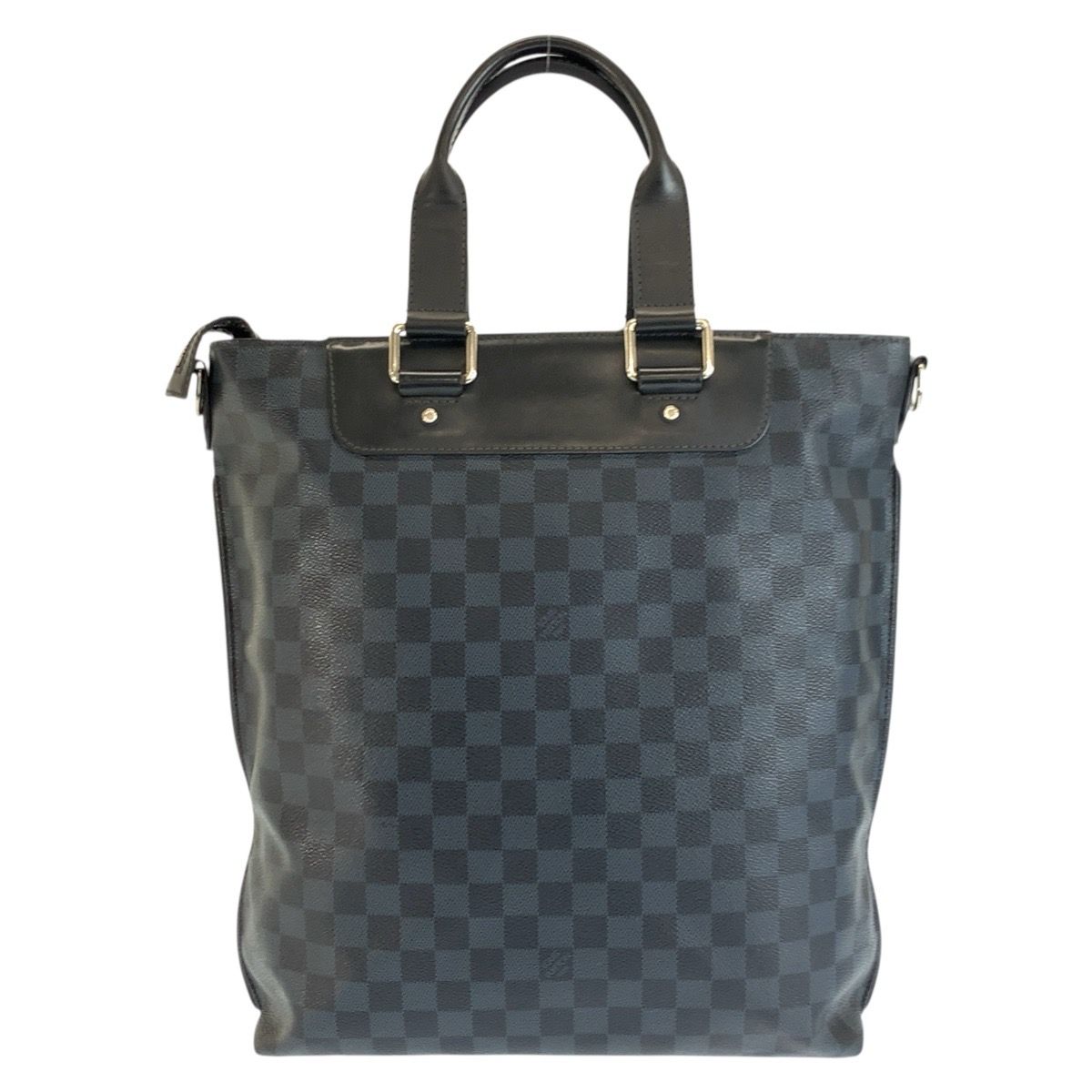 Louis Vuitton Damier Cobalt Cover Jour Navy Black Silver Business — view 2