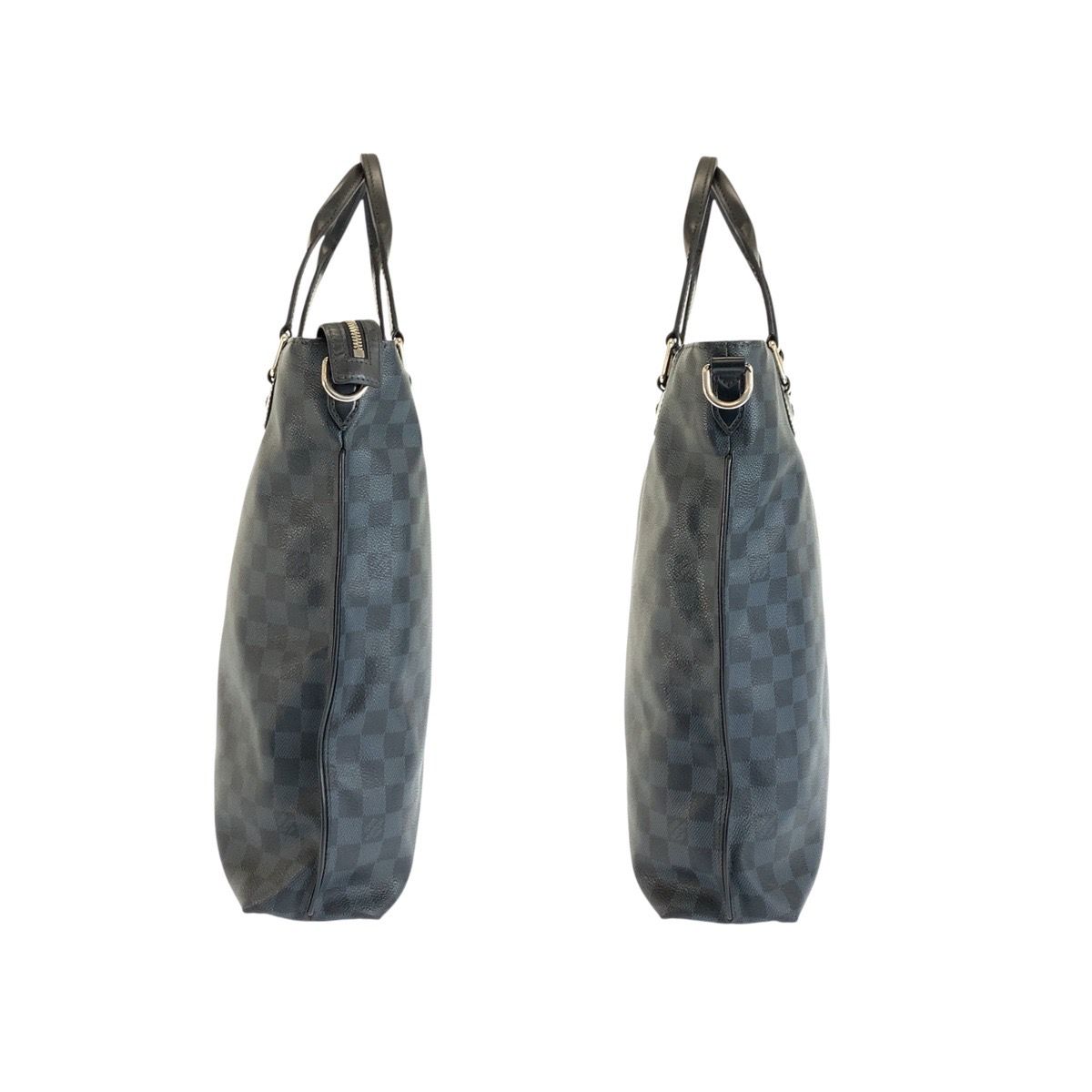 Louis Vuitton Damier Cobalt Cover Jour Navy Black Silver Business — view 8