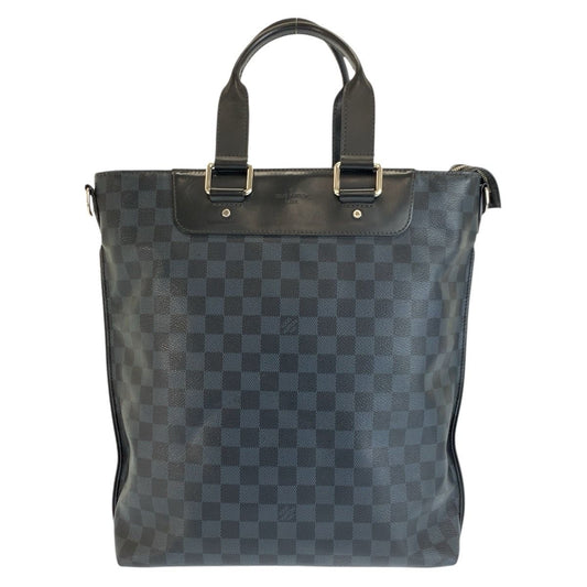 Louis Vuitton Damier Cobalt Cover Jour Navy Black Silver Business