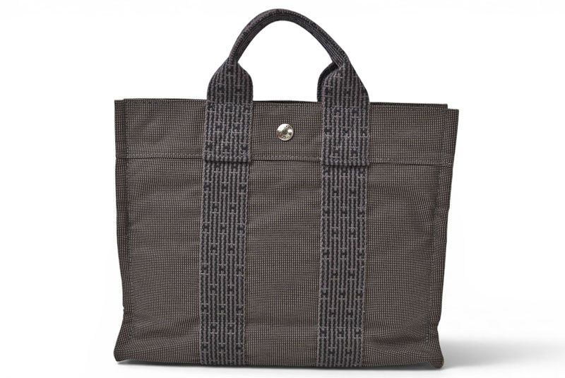 Hermes Tote Her Line PM Canvas Gray