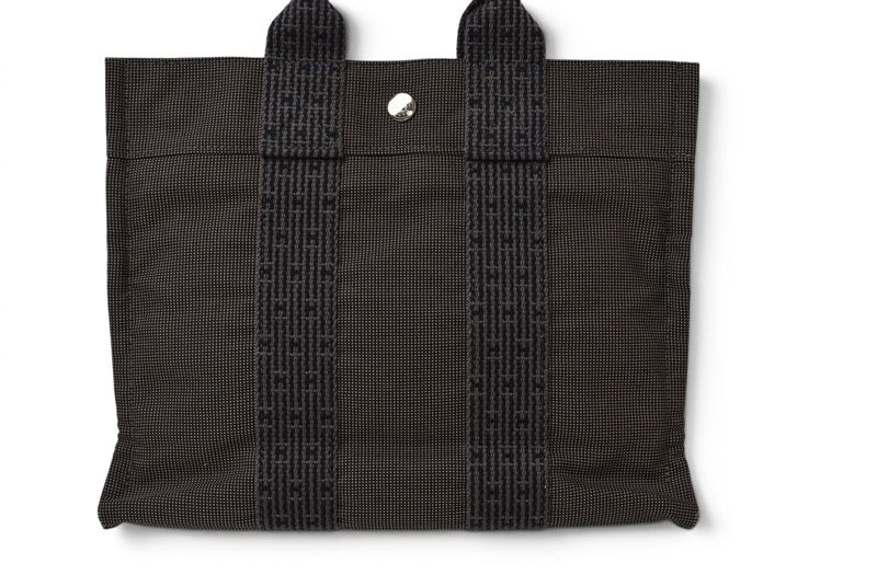 Hermes Tote Her Line PM Canvas Gray — view 4
