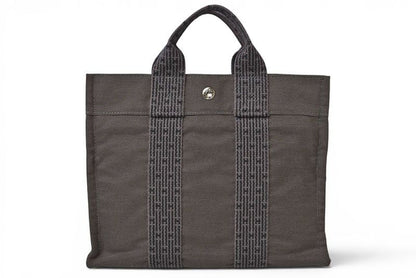 Hermes Tote Her Line PM Canvas Gray — view 2