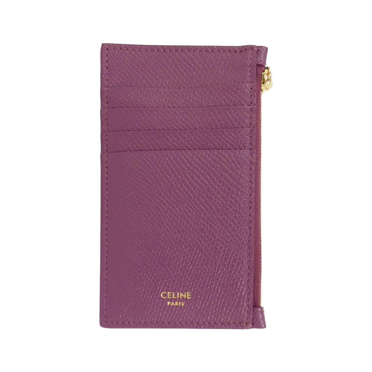 Celine Card Case Card Holders Gold