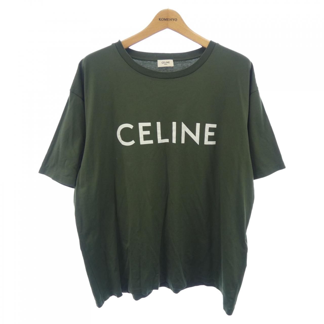 Celine Loose T-Shirt Khaki
