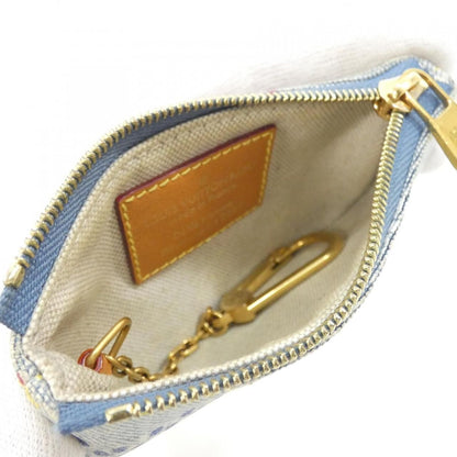 Louis Vuitton LV Birds Damier Denim Pochette Cles Coin Case — view 7