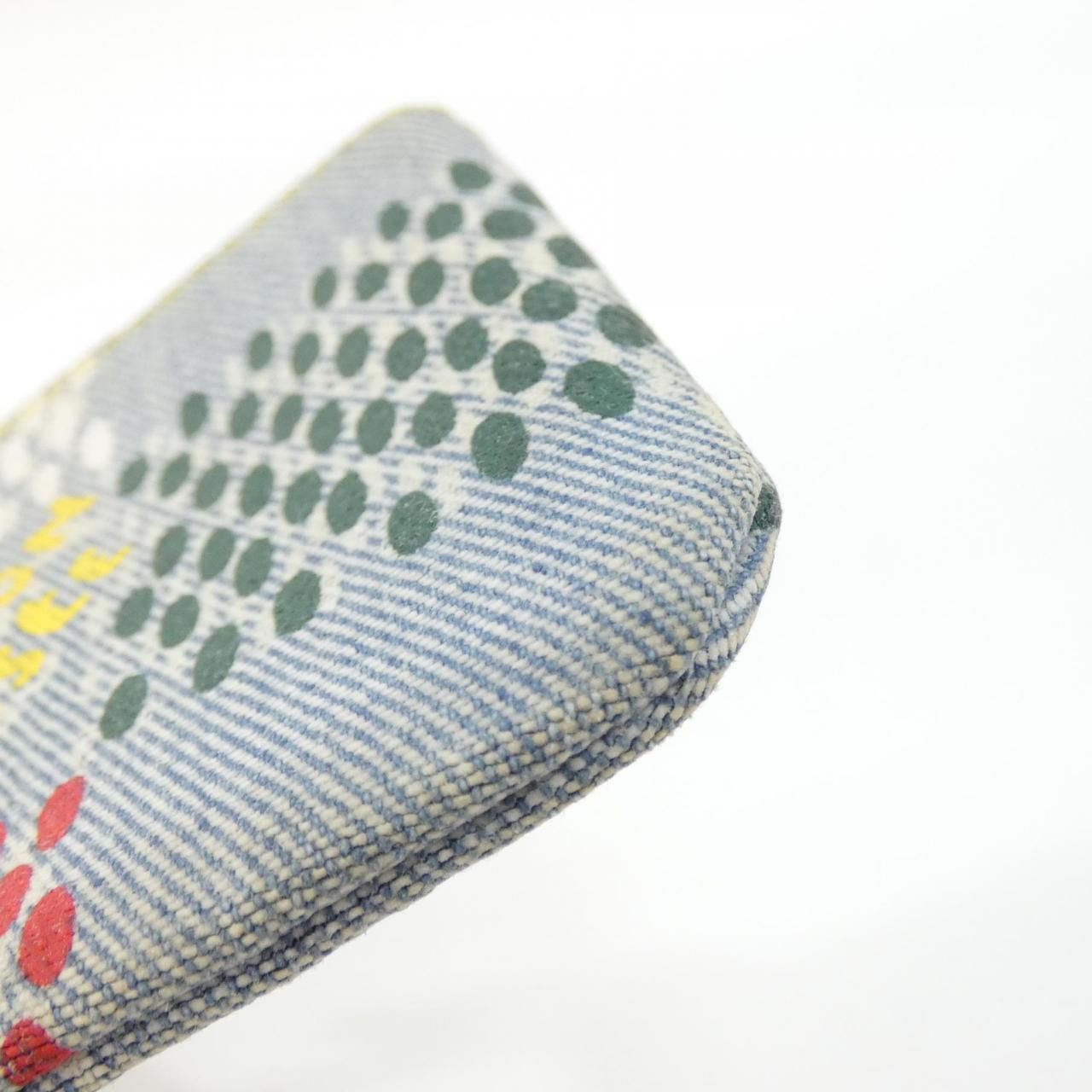 Louis Vuitton LV Birds Damier Denim Pochette Cles Coin Case — view 3