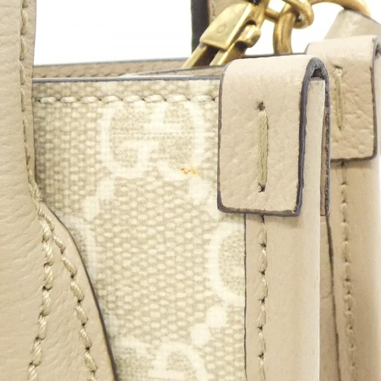 Gucci Uulbt Bag Handbag Beige — view 7