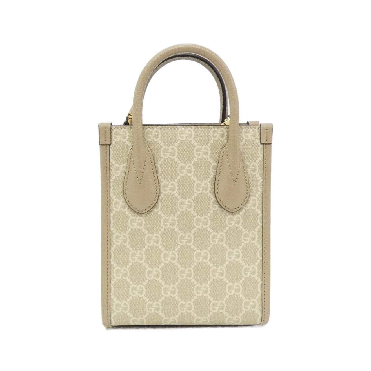 Gucci Uulbt Bag Handbag Beige — view 2