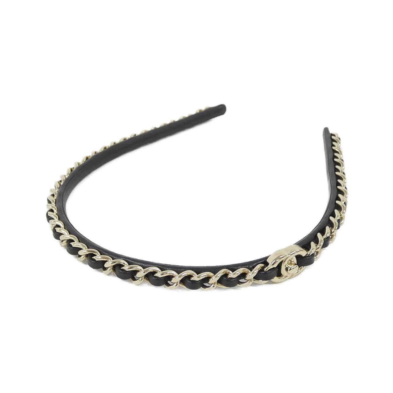 Chanel Headband Hair Accessories Black