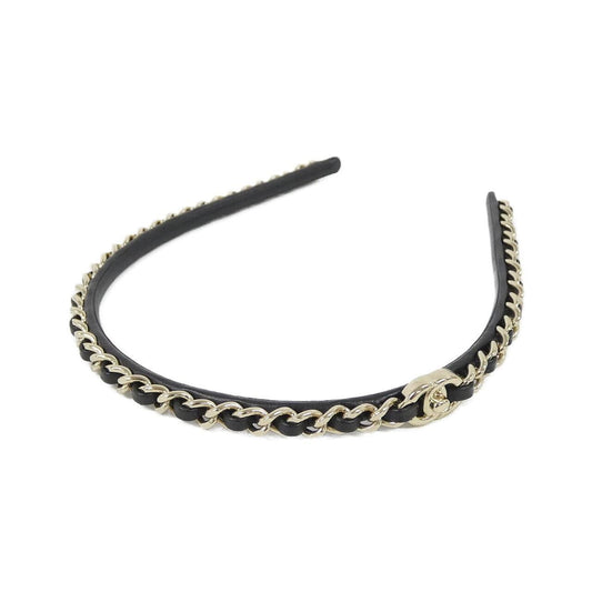Chanel Headband Hair Accessories Black