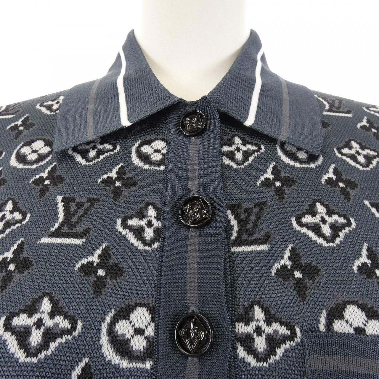Louis Vuitton Monogram Shadow Jacquard Polo — view 5