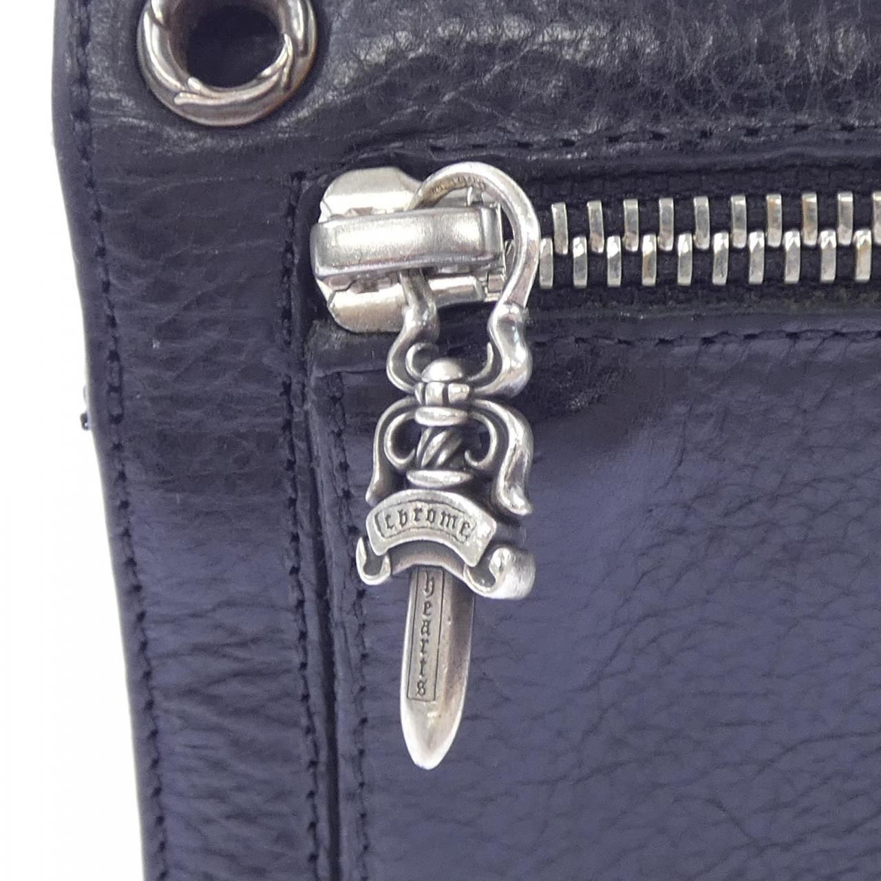 Chrome Hearts Wave Cross Btn Button 304 Wallet — view 8