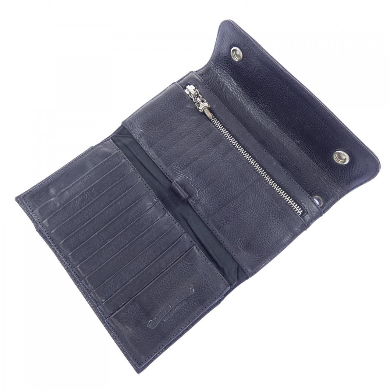 Chrome Hearts Wave Cross Btn Button 304 Wallet — view 4