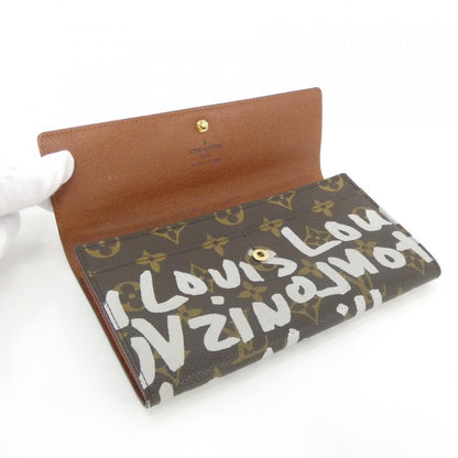 Louis Vuitton Monogram Graffiti Porte Monet Cles Wallet — view 7