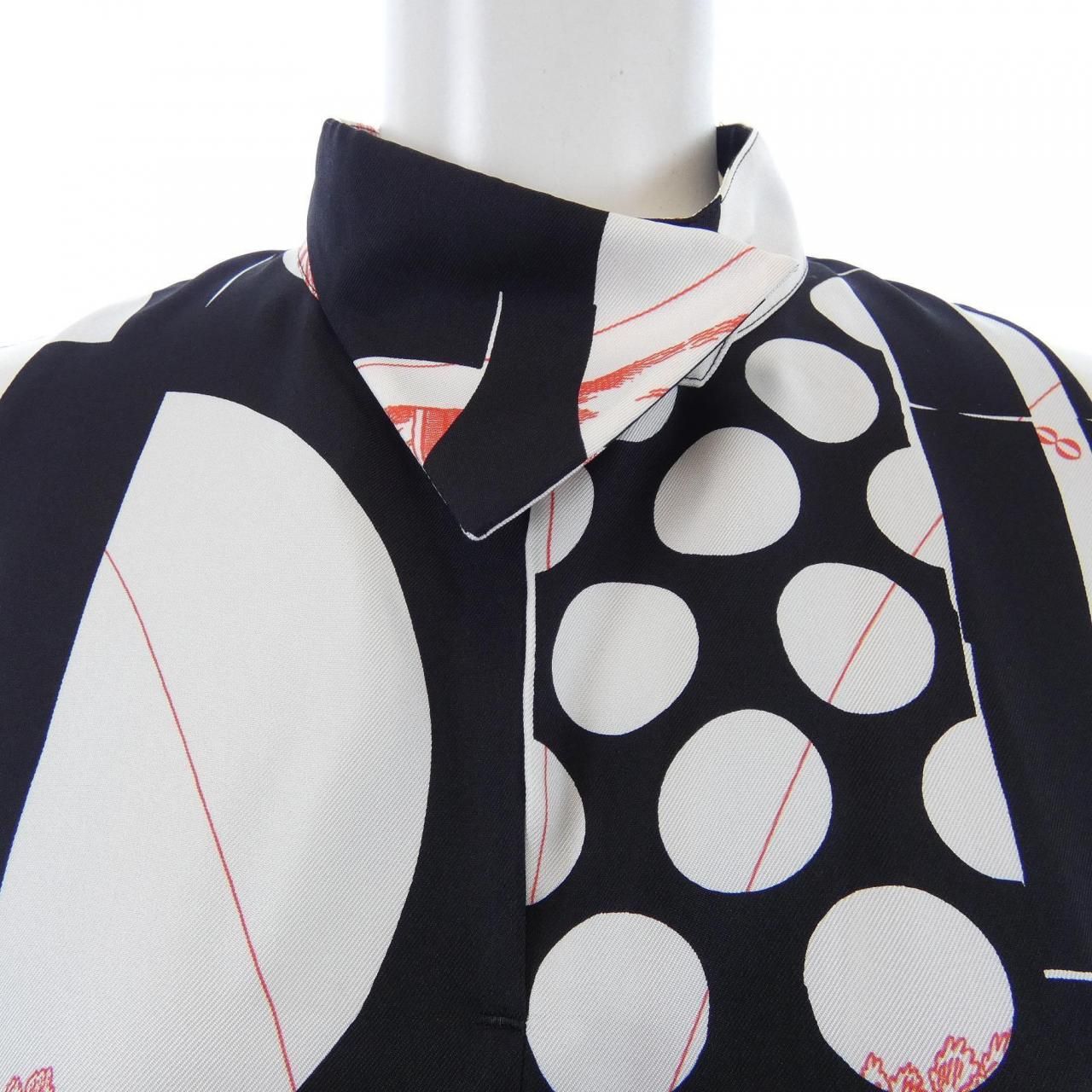 Hermes Jeu Des Omnibus ET Dames Blanches Dress — view 5