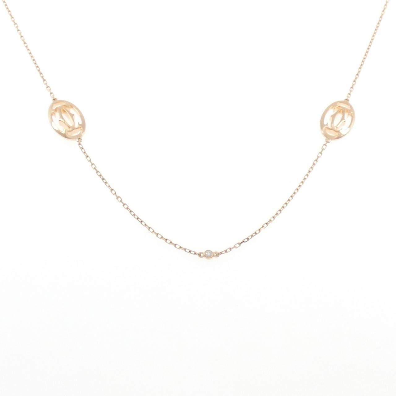 Cartier Logo Necklace Gold