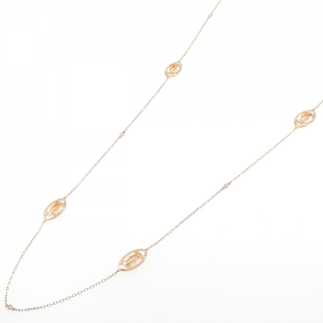Cartier Logo Necklace Gold — view 2