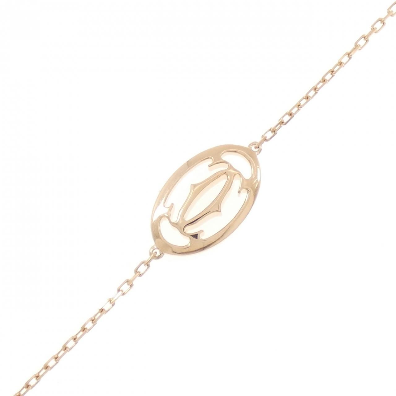 Cartier Logo Necklace Gold — view 5
