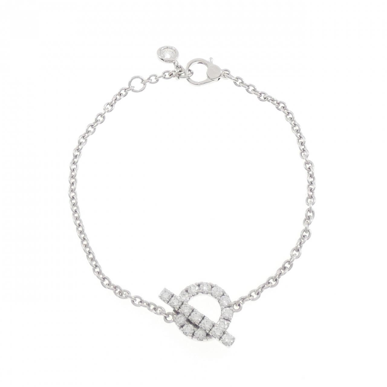 Hermes Finesse Bracelet White Gold — view 3