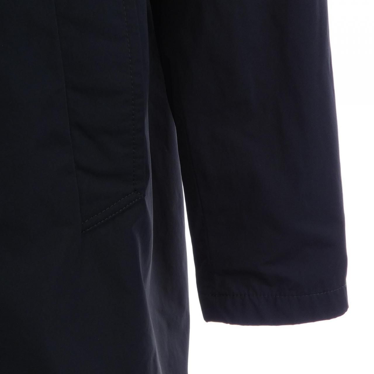 Moncler Reynaud Coat Navy — view 7