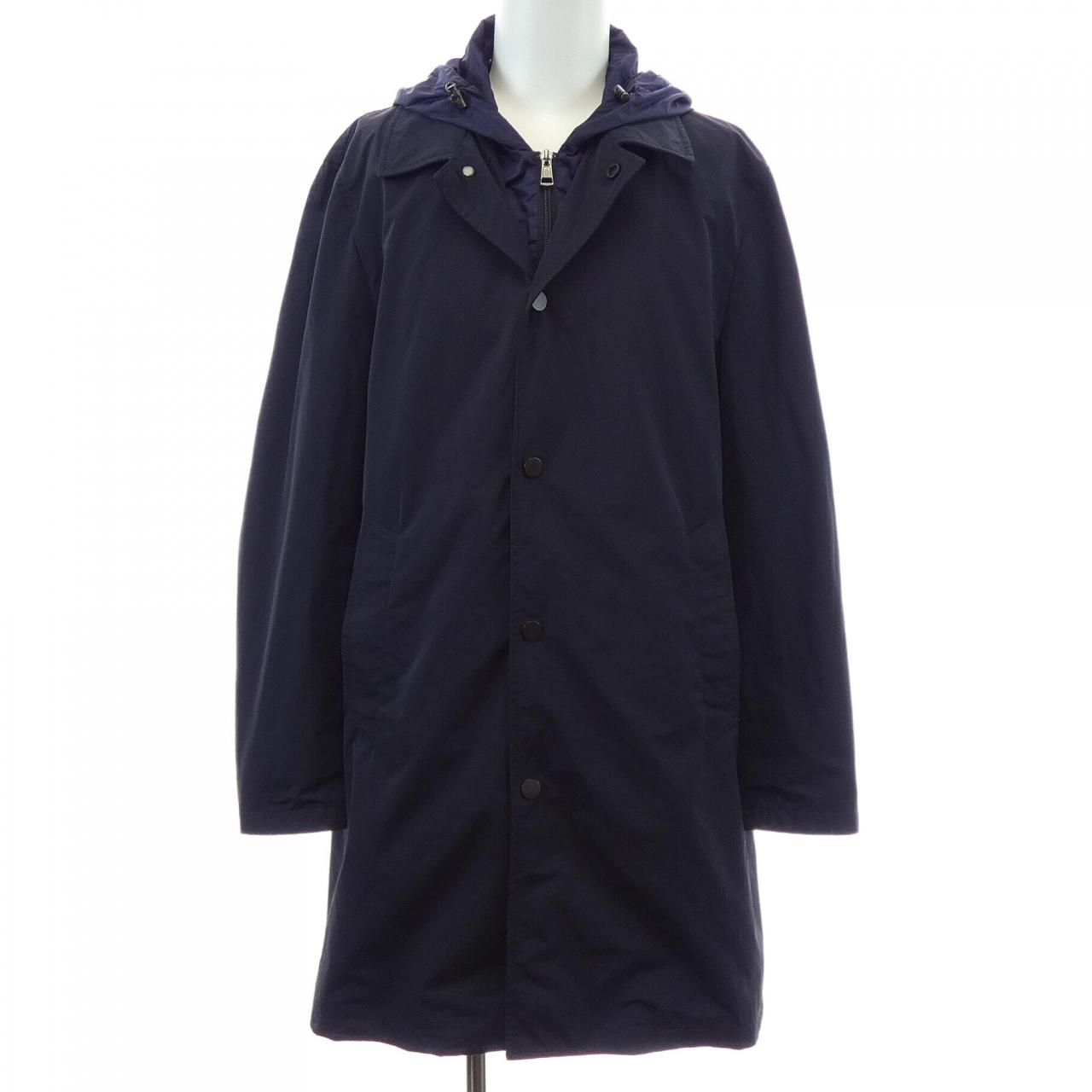 Moncler Reynaud Coat Navy