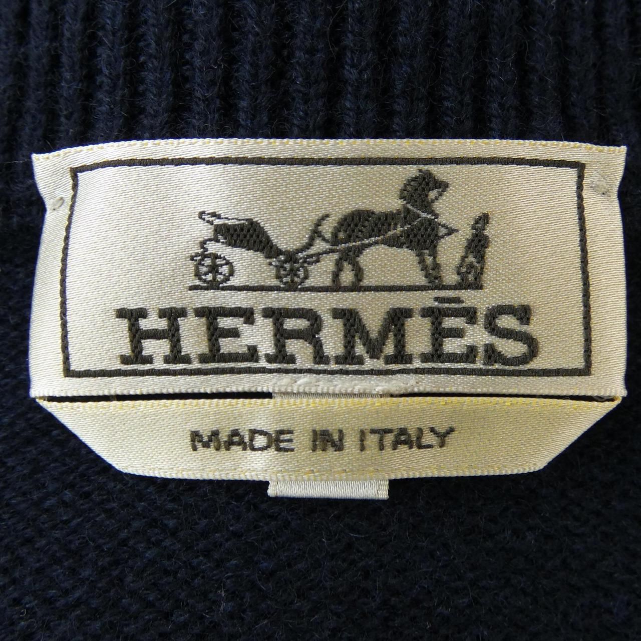 Hermes Knit Sweater Navy — view 4