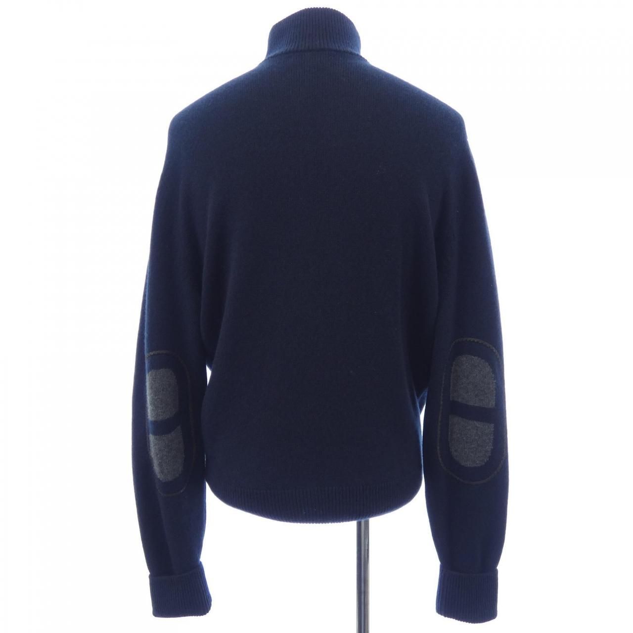 Hermes Knit Sweater Navy — view 2